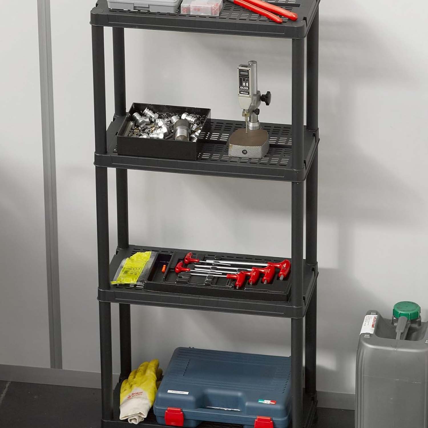 Scaffale Toomax Universal Vent 63 - 4 Ripiani 60x30x138 cm foto 5